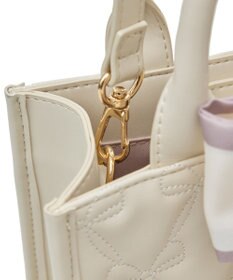 Maison de FLEUR スカーフ付リボンキルティング2Wayバッグ