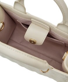 Maison de FLEUR スカーフ付リボンキルティング2Wayバッグ