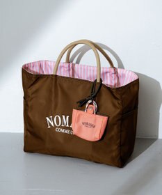 23区 【23区別注/WEB&一部店舗限定】NOMADIS SAC ストライプ ロゴ トートバッグ