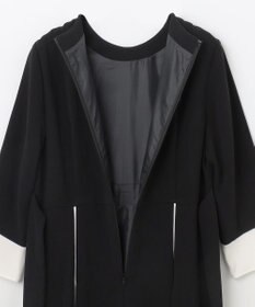 GRACE CONTINENTAL バイカラーラインドレス