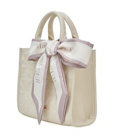 Maison de FLEUR スカーフ付リボンキルティング2Wayバッグ