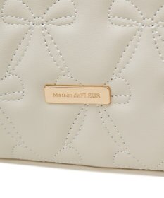 Maison de FLEUR スカーフ付リボンキルティング2Wayバッグ