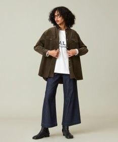 J.PRESS YORK STREET 【WOMEN】コーデュロイ ロングブラウス