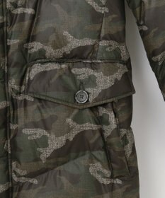 JOSEPH ABBOUD MOUNTAIN 【ECOファー/撥水/9ポケット】カモフラージュ ダウン コート