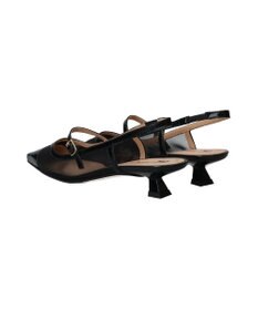 INTER-CHAUSSURES 【FABIO RUSCONI】ワンストラップネットバックバンドパンプス