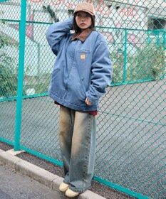 WEGO 【ユニセックス着用ITEM/MLサイズ展開】ワーカーズキルティングZIPジャケット