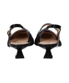 INTER-CHAUSSURES 【FABIO RUSCONI】ワンストラップネットバックバンドパンプス