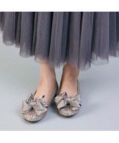 MODE ET JACOMO <MODE ET JACOMO>ラウンドリボンバレエシューズ