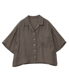 AMERICAN HOLIC 接触冷感シアー開襟半袖シャツ