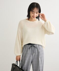 Green Parks シアーゆったりニットプルオーバー