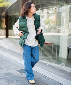 WEGO カラーナイロンパテッドベスト