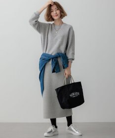 23区 L 【洗える】ウールカシミヤ クルーネック ニット