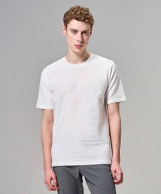 JOSEPH HOMME 【WEB・一部店舗限定】 タックボーダー　半袖カットソー