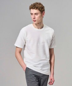 JOSEPH HOMME 【WEB・一部店舗限定】 タックボーダー　半袖カットソー