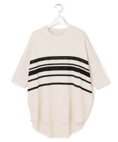 ICB 【先行予約】VIS/NYハイゲージランダムボーダー 半袖ニット
