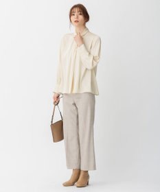 自由区 【セットアップ可】ライトウールトロピカル ストレートパンツ