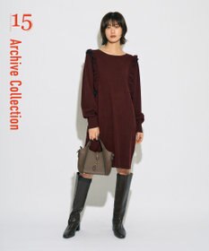 YECCA VECCA 【archive】ラッフルニットワンピース