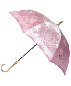 槇田商店 Kirie ドットフラワー アメジスト 長傘