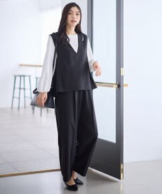 ANY 【2SET】ハンサムジレ×ワイドパンツセット