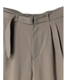 CRAFT STANDARD BOUTIQUE ポリエステルツイルベルテッドパンツ