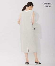 ICB 【WEB限定・洗える】BackSatinGeorgette ジャンパースカートワンピース