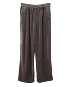 Green Parks ぽかぽか裏起毛ベロアイージーパンツ