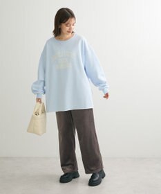 Green Parks ぽかぽか裏起毛ベロアイージーパンツ