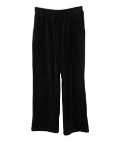 Green Parks ぽかぽか裏起毛ベロアイージーパンツ