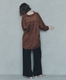 YECCA VECCA 【UVカット/接触冷感/洗える】ベルト付きイージーケアワイドパンツ