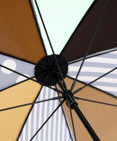 +RING 【プラスリング】【数量限定】 UNISEX 雨傘（長）60cm BRN T1201