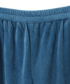 Green Parks ぽかぽか裏起毛ベロアイージーパンツ