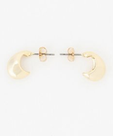 ANY クレセントムーン ピアス（両耳用）