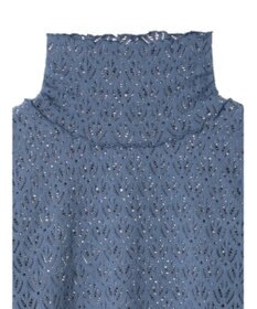 earth music&ecology 起毛レースハイネックインナー