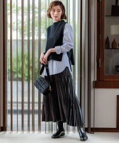 23区 【洗える】CANCLINI バンドカラー シャツ