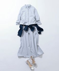 uncrave スウェットライクニット CPOシャツ