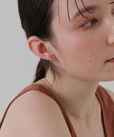 Phoebe 〈シリーズ累計販売10000点突破！〉〈金属アレルギー対応〉ミニフープピアス/サージカルステンレス　シルバー