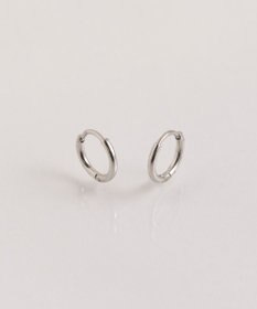 Phoebe 〈シリーズ累計販売10000点突破！〉〈金属アレルギー対応〉ミニフープピアス/サージカルステンレス　シルバー
