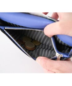 MIYABIYA La quoh with kirakaracho 角つなぎ プリントレザー 長財布