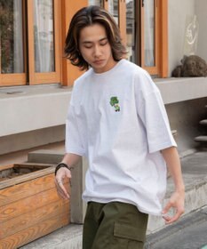 WEGO 【ユニセックス着用ITEM/SMLサイズ展開】別注BENDAVISワンポイントT（SS）