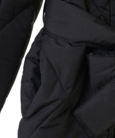 Green Parks ファー衿ダイヤキルト中綿コート