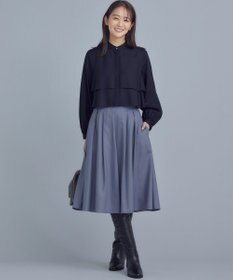 組曲 タックフレアカラースカート