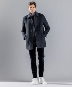 JOSEPH HOMME DOUBLE FACE CASHMERE BALMACHAN COAT