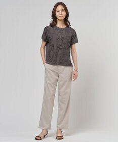 J.PRESS LADIES 【着こなしのポイントに】コットンパール ラリエット ネックレス