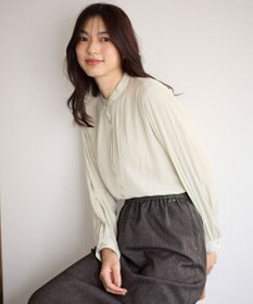 ANY 【洗濯機可】２ＷＡＹボウタイブラウス