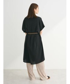 Green Parks ＳＥＴ２点　合皮ベルト＋ミディシャツワンピース