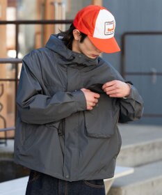 WEGO 【ユニセックス着用ITEM/アウトドア】フードシェルブルゾン