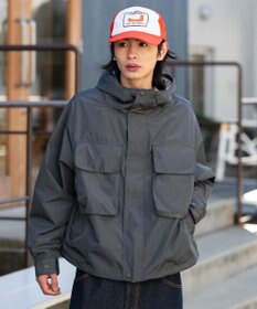 WEGO 【ユニセックス着用ITEM/アウトドア】フードシェルブルゾン