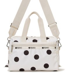 LeSportsac LG BOW SM SATCHEL/ノワールポルカドットスナイデル