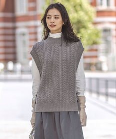 洗える】BUNNY ニット ベスト / J.PRESS LADIES | ファッション通販