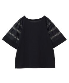 earth music&ecology フレア袖レースプルオーバー